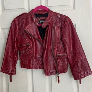 Red Crop Jacket